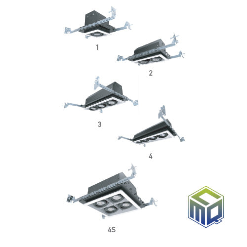 G40 – Série de downlights multiples