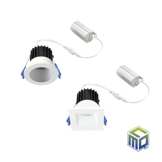 MD2-10W - Luminaire encastré DEL mince de 2 po anti-éblouissement